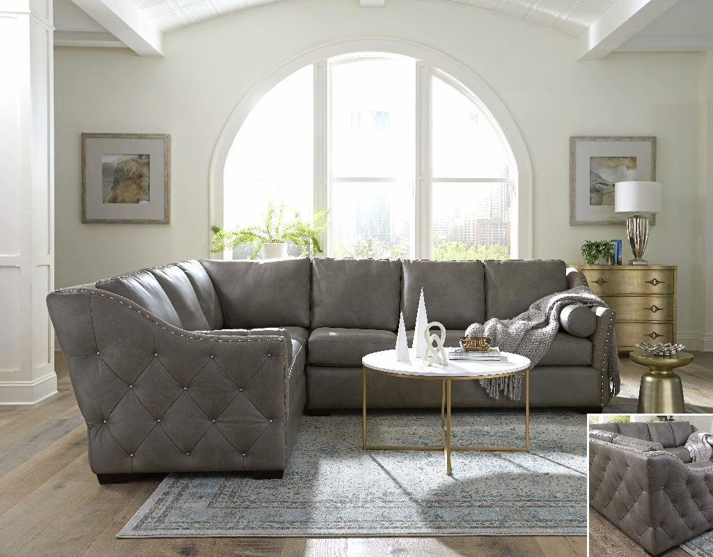 Brisbane Sectional by Omnia Leather