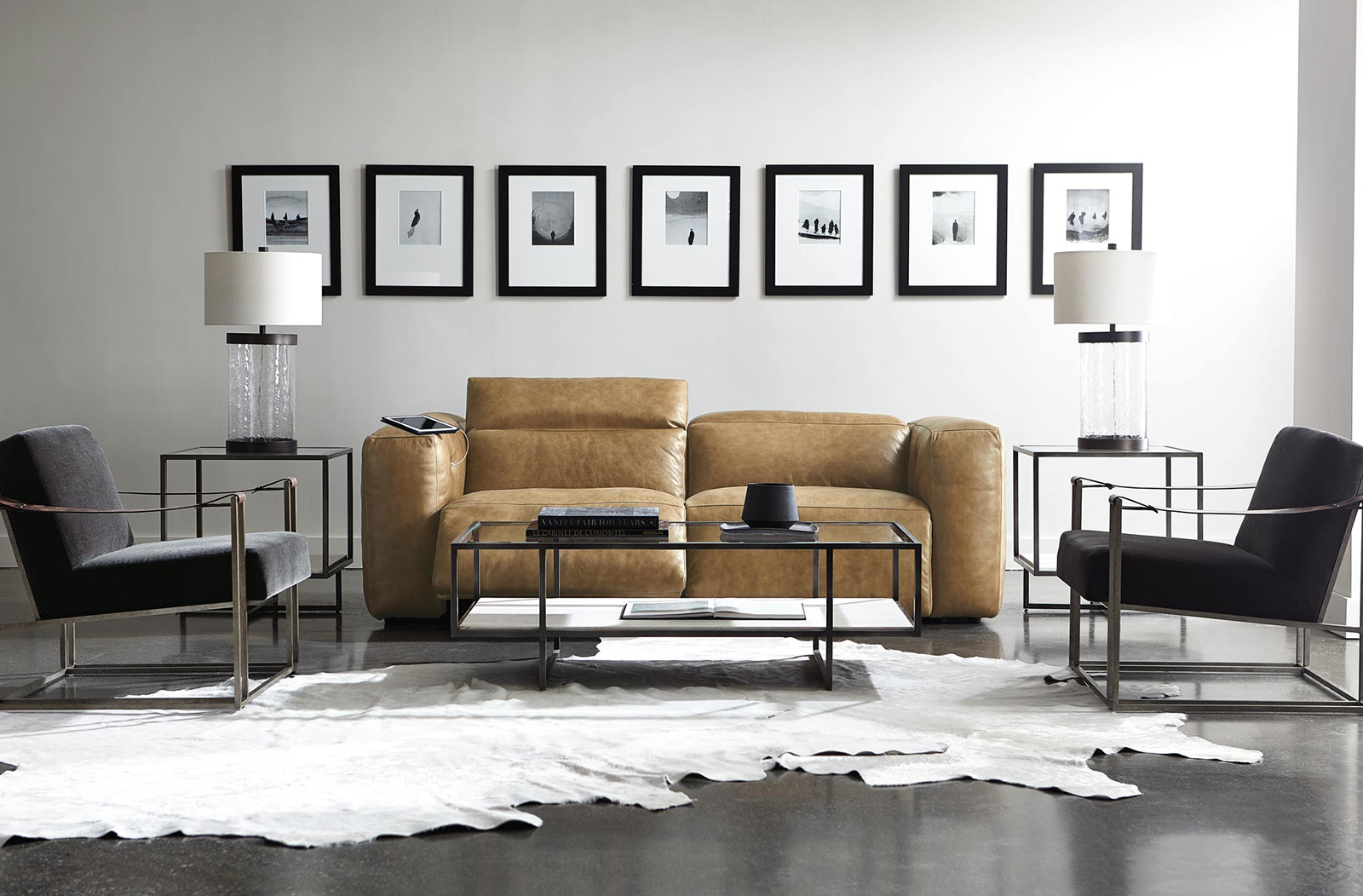 Bernhardt Upholstery Cosmo Decker Harlow Living Room