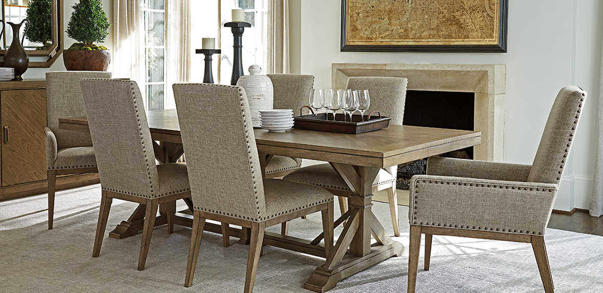 Tommy Bahama Home Dining Table & Chairs