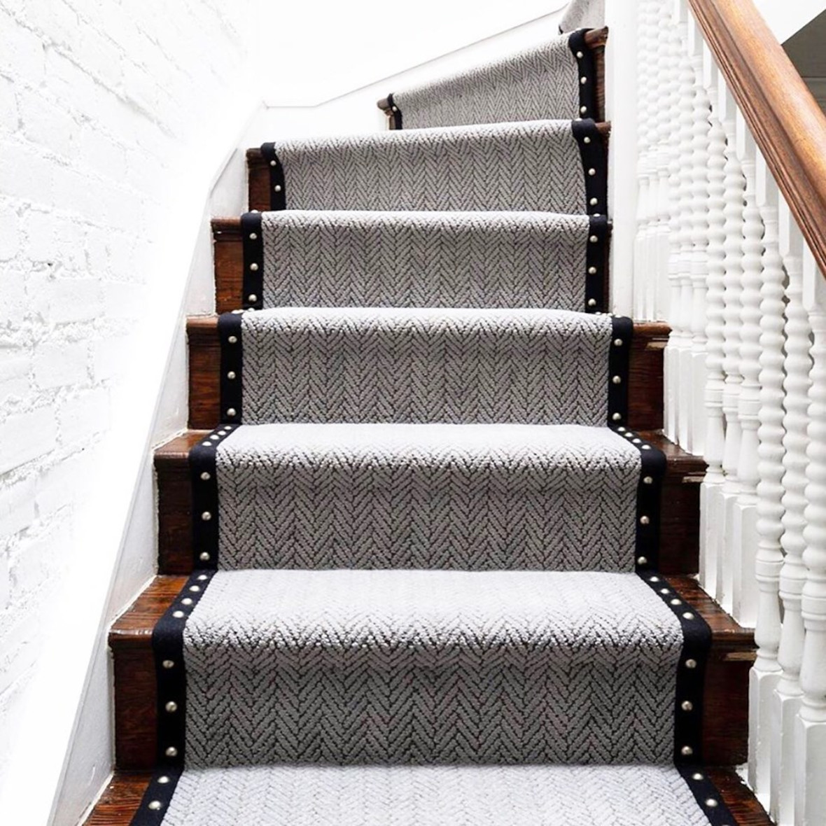 Masland Carpeted Stairs at Sedlak Interiors