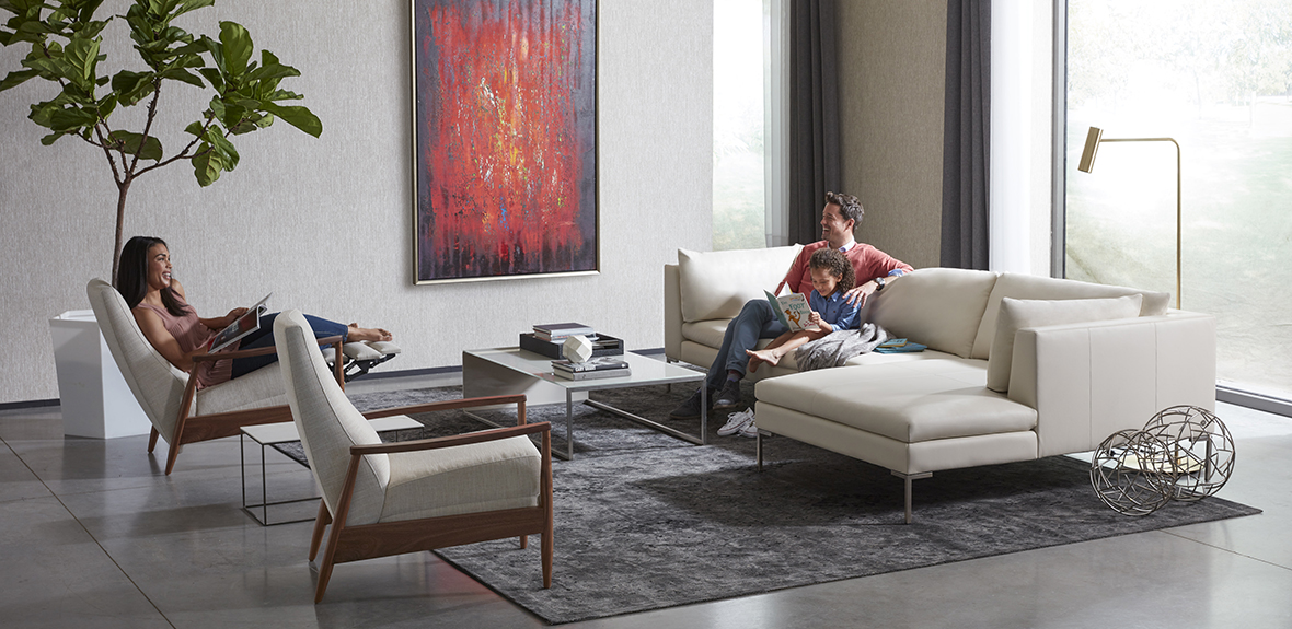 American Leather Upholstered Furniture Set at Sedlak Interiors