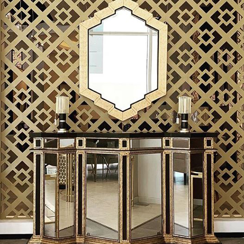 ArtMax Console & Mirror at Sedlak Interiors