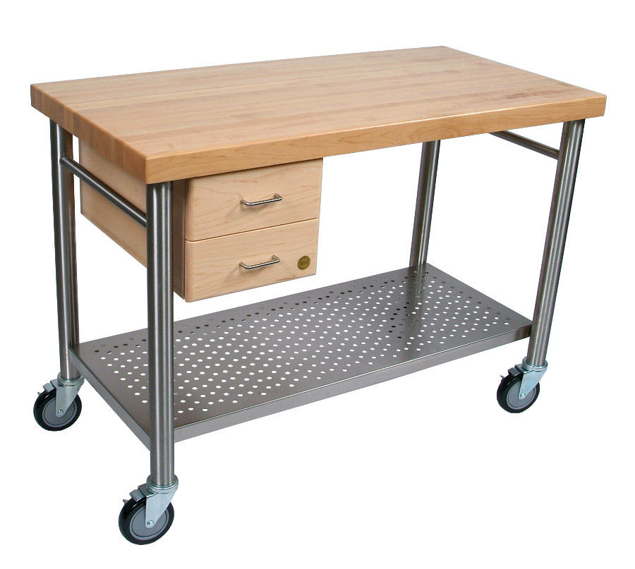 John Boos Metal Kitchen Cart