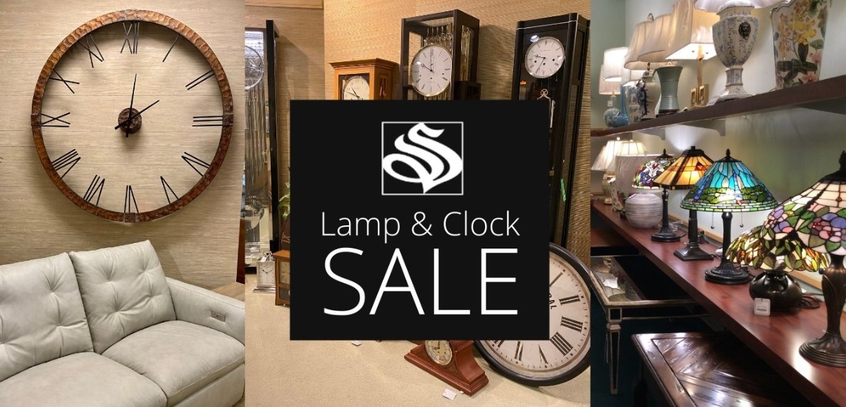 Clock & Lamp Sale at Sedlak Interiors