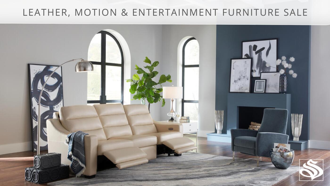 Leather, Motion & Entertainment Furniture Sale