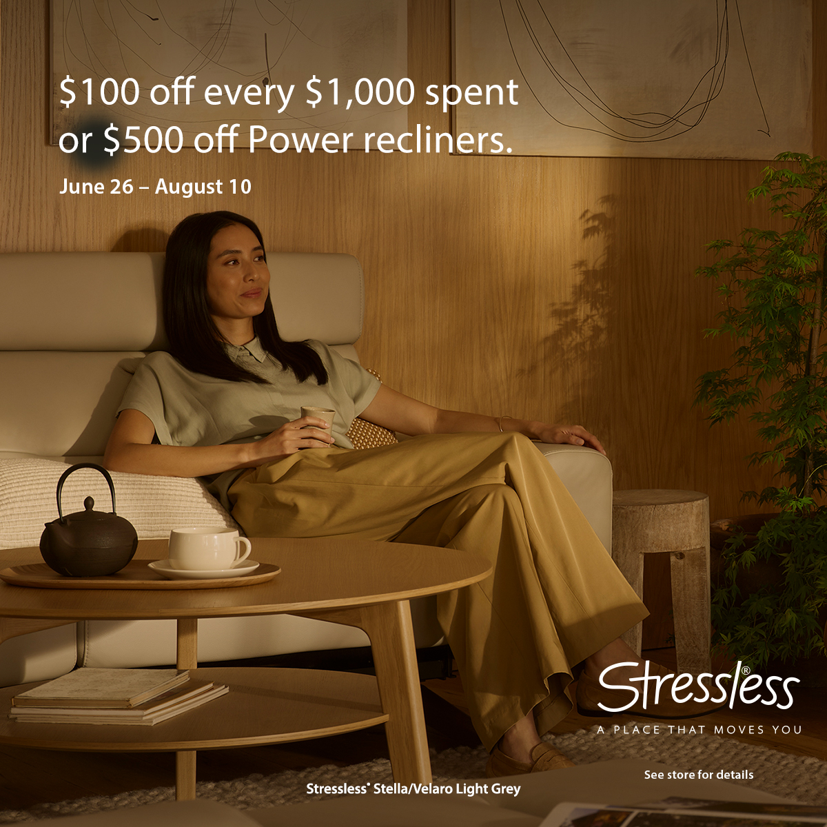 Save hundreds during this Stressless seating sale