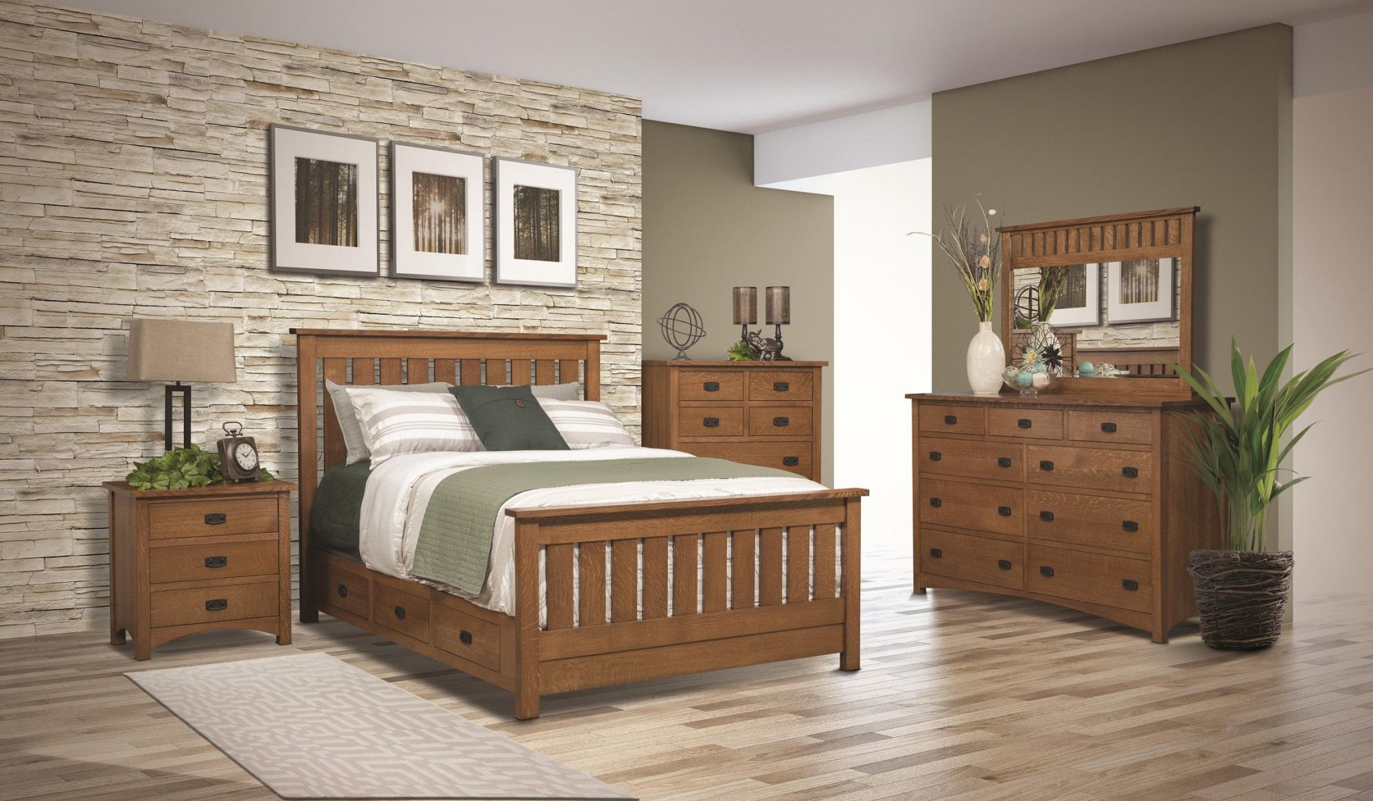 Nisley Cabinet Bedroom Furniture Set