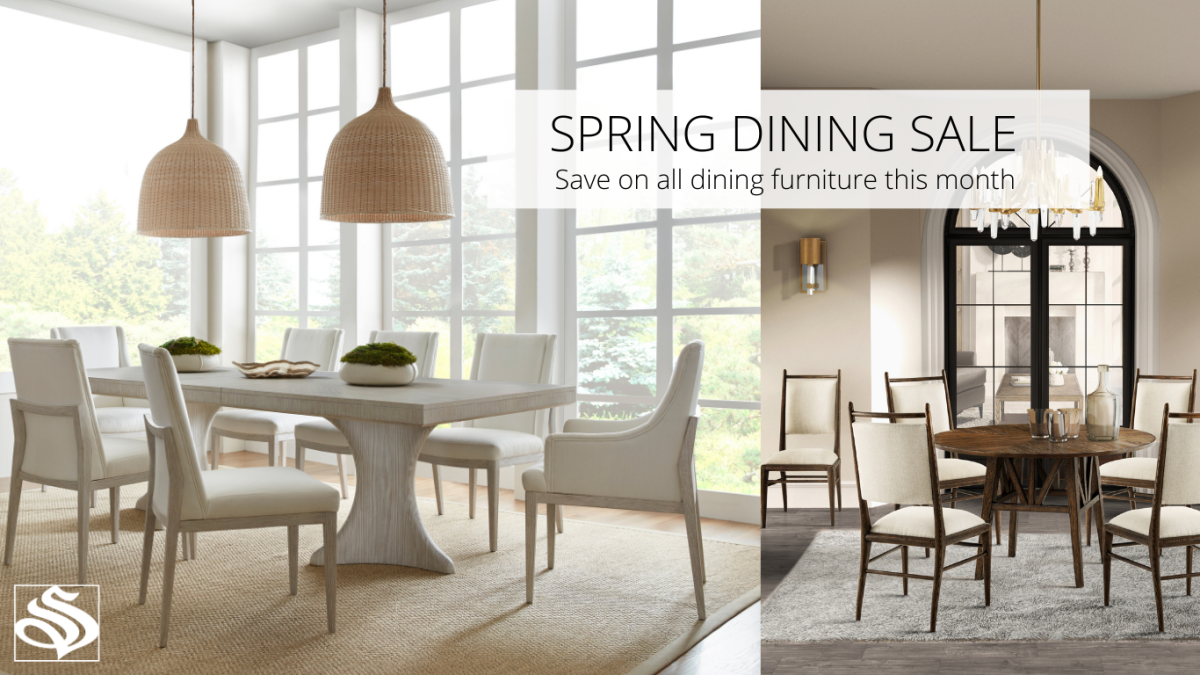 Save on dining furniture during the Spring Dining Sale at Sedlak Interiors