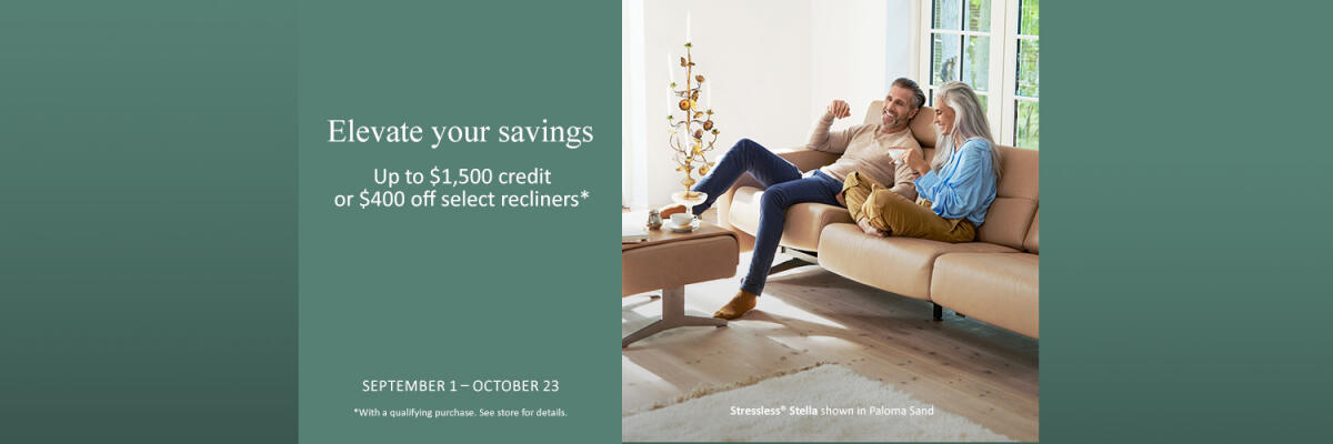 Stressless Home Seating Event