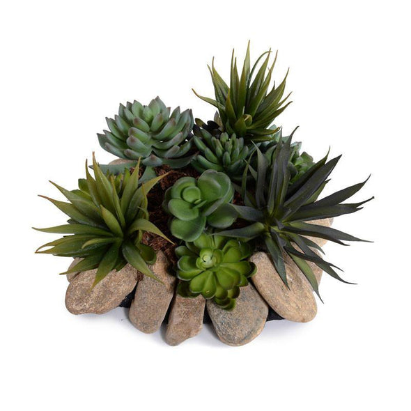 New Growth Designs Faux Succulent Arrangement