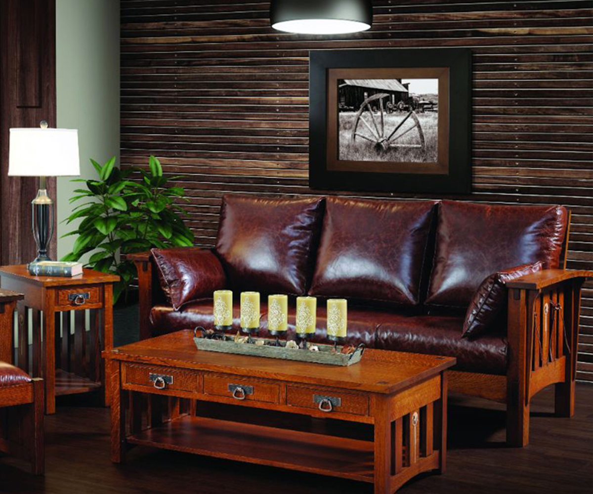 Tree Crowns Craftsman Living Room Furniture Set