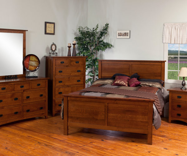 Andal Woodworking Classic Mission Bedroom Collection at Sedlak Interiors