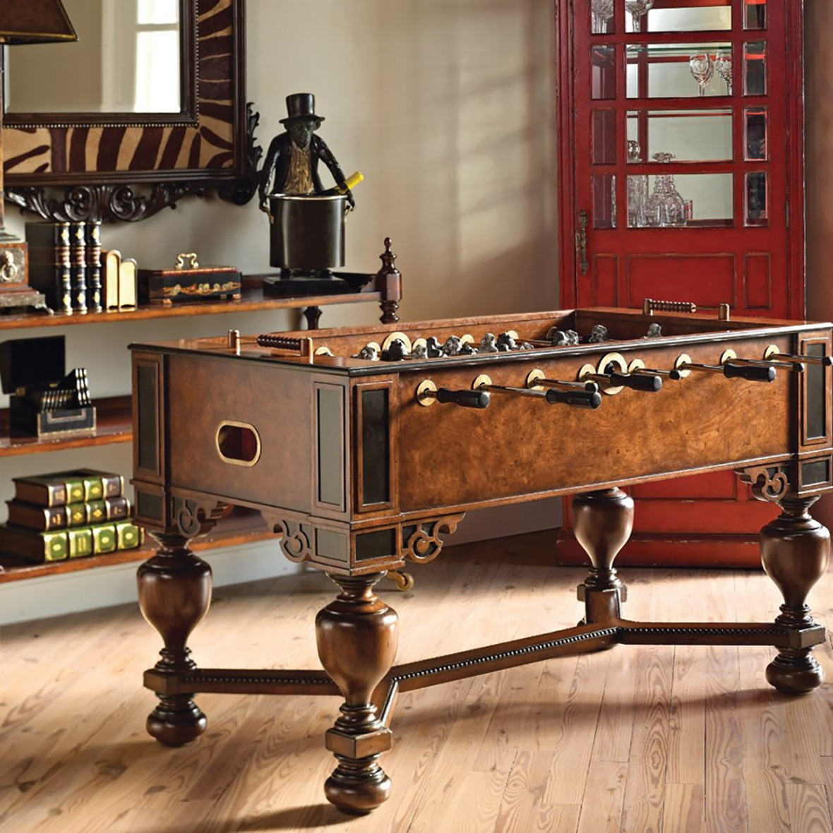 Ashton Foosball Game Table & Monkey Wine Holder