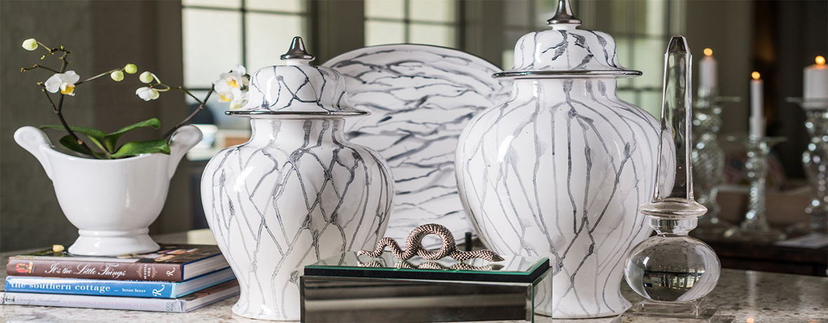 Nero Vases by Abigails Home Decor at Sedlak Interiors